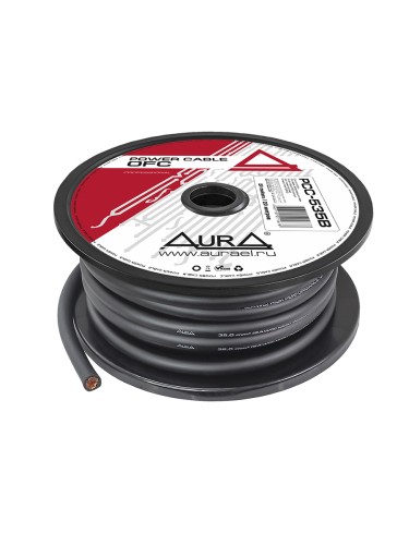 Силовой кабель AuRa PCC-535B 2 AWG (35mm2) 1м