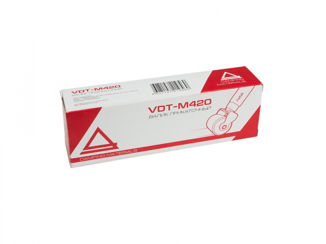 Валик монтажный AURA VDT-M420 40мм широкий с деревянной ручкой