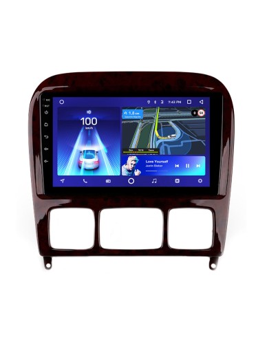 Штатная магнитола Teyes X1 Wi-Fi + 4G Mercedes Benz S-Class W220 VV220 1998-2005 9" (2+32Gb)