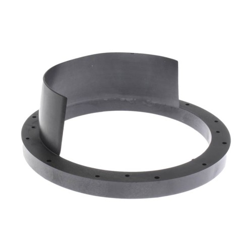 Водозащитные козырьки пластик 6,5&quot;(16,5см) средняя жесткость (пара) с подиумом