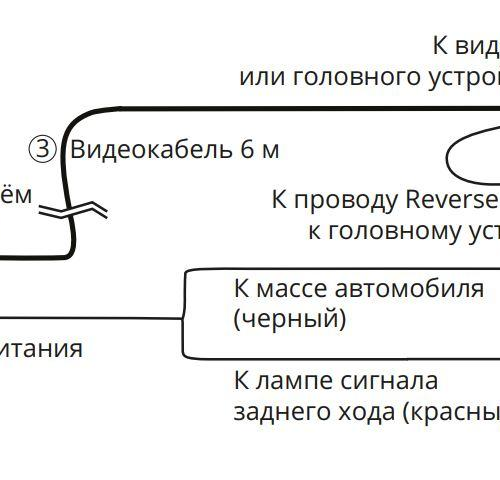 Камера заднего вида универсальная, врезная PROLOGY RVC-210