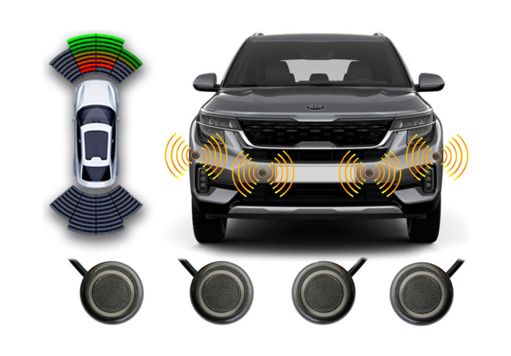 Парковочный радар Wide Media APS-118GR (8 датчиков, серый)