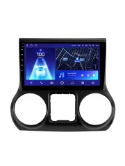 Штатная магнитола Teyes CC3 Jeep Wrangler 3 JK 2010-2018 (Right hand drive) 10.2" F2 R-15 авто с плоскими твитерами