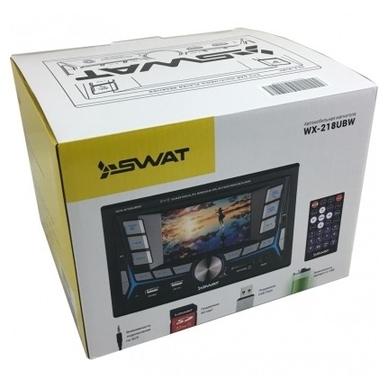 Магнитола (головное устройство) 2Din SWAT WX-218UBW