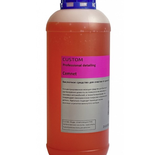 Custom &quot;Cemnet&quot; - кислотное средство для очистки от цемента 1л