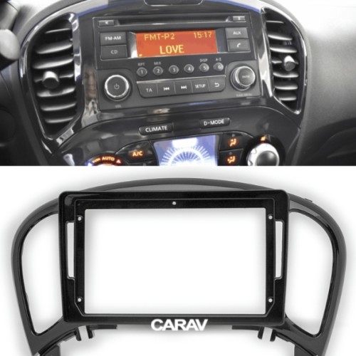 Переходная рамка для установки автомагнитолы Carav 22-106 Nissan Juke 2010-2014 / Infiniti ESQ 2014+ 9"