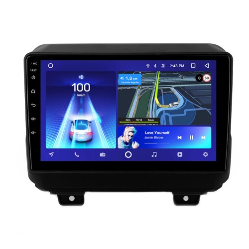 Штатная магнитола Teyes X1 Wi-Fi + 4G Jeep Wrangler 4 JL 2018-2019 9" (2+32Gb)