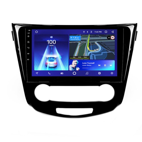 Штатная магнитола Teyes X1 Wi-Fi Nissan X-Trail / Qashqai 3 T32 (Manual air conditioning) 2013-2022 (F1) 10.2&quot; (Вариант AB)