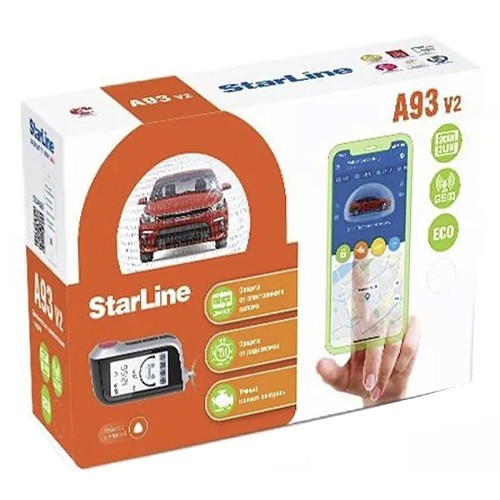 Автосигнализация StarLine A93 V2 2CAN+2LIN GSM ECO