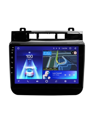 Штатная магнитола Teyes X1 Wi-Fi + 4G Volkswagen Touareg FL NF 2010-2018 9" (Вариант A) авто без CD чейнджера в бардачке (2+32Gb)