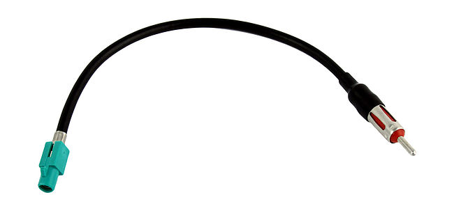 ISO-переходник на антенну для VW, Opel, Skoda, BMW, Fiat, Seat, Renault длинный прямой (без питания)