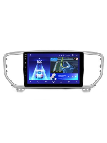 Штатная магнитола Teyes X1 Wi-Fi + 4G Kia Sportage 4 QL 2018-2022 9" (2+32Gb) (Вариант B) авто с дисплеем 7 дюймов