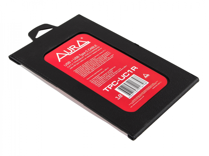 Aura TPC-UC1R кабель USB - TYPE C, красный (1 шт)