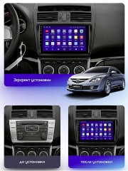 Штатная магнитола Teyes CC3 2K Mazda 6 2 GH 2007-2012 9"