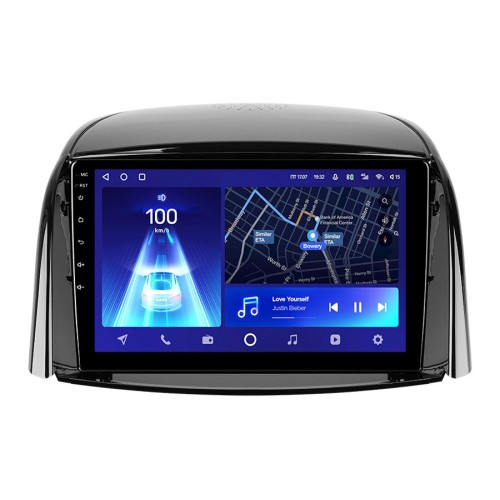 Штатная магнитола Teyes X1 Wi-Fi + 4G Renault Koleos 2008-2016 9" (2+32Gb) (Вариант A)