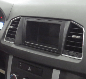 Переходная рамка для установки автомагнитолы Carav 22-1170 UAZ Patriot, Profi 2017+ 9"