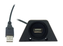 USB кабель для выноса разъема в салон (0,5м, 1*USB2.0) врезной