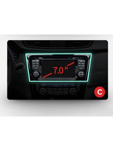 Штатная магнитола Teyes CC3 360° Nissan X-Trail / Qashqai 3 T32 (Manual air conditioning) 2013-2022 (F1) 10.2" (Вариант C) авто с обзором 360