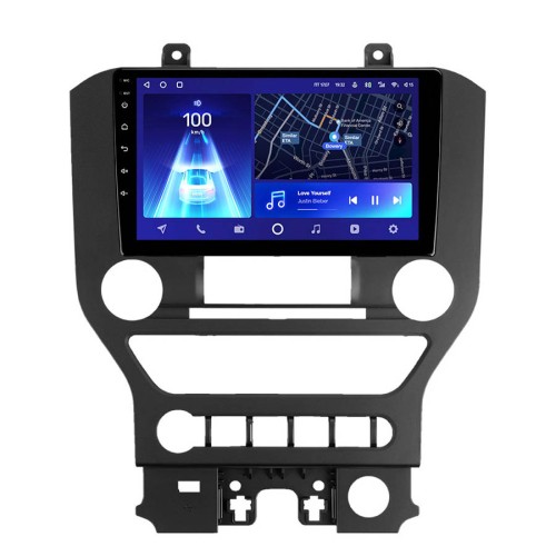 Штатная магнитола Teyes CC3 2K 360° Ford Mustang VI S550 2014-2023 9" (F2) аварийка флажком