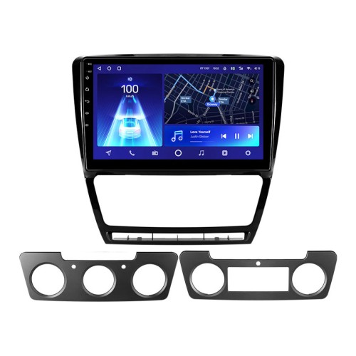 Штатная магнитола Teyes CC3 2K 360° Skoda Octavia 2 A5 2008-2013 10.2" black