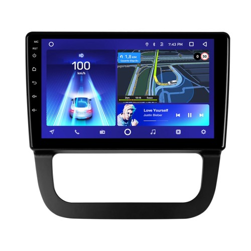 Штатная магнитола Teyes CC3 2K 360° Volkswagen Jetta 5 2005-2010 (F3) для авто с климат контролем 10.2"