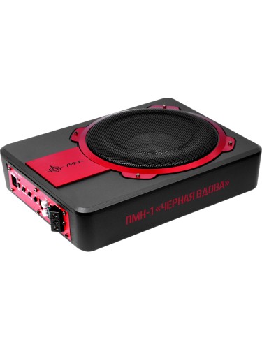 Активный автомобильный сабвуфер Урал (Ural) ПМН-1 "черная вдова"