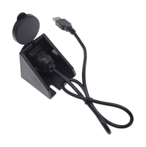USB кабель для выноса разъема в салон (0,5м, 1*USB2.0) с подставкой