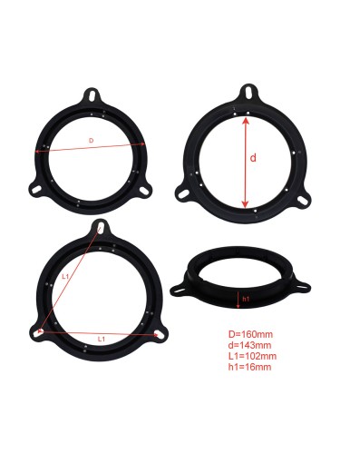 Подиум Nissan,Renault,Lada пластик простые 6,5"(16см), высота 1,6см (пара)