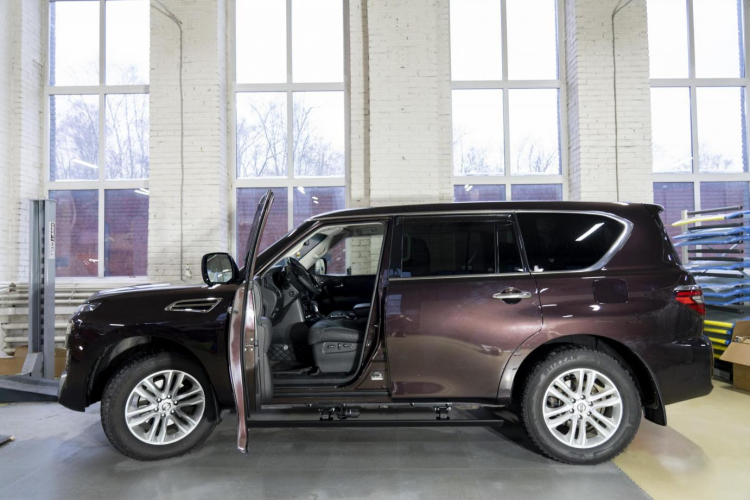 Пороги электрические ATS Nissan Patrol VI (2010-2024)