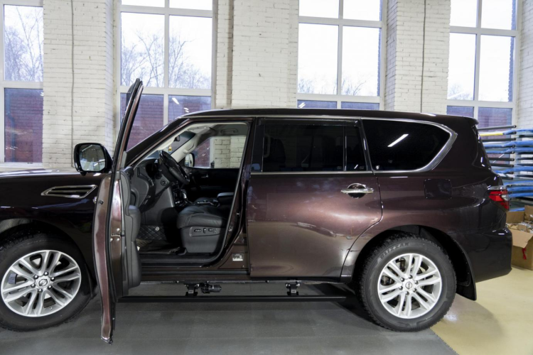 Пороги электрические ATS Nissan Patrol VI (2010-2024)