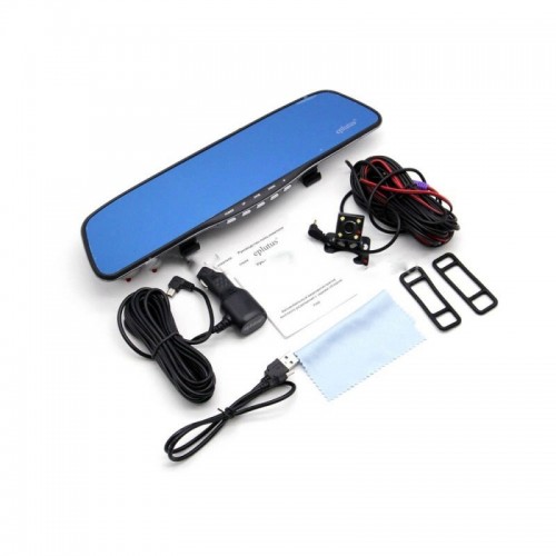 Видеорегистратор - зеркало на базе Android с 2-мя камерами 5" Eplutus D22