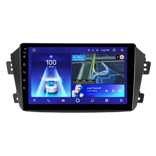 Штатная магнитола Teyes X1 Wi-Fi + 4G Geely Emgrand X7 1 GX7 EX7 2011-2019 9" (2+32Gb)