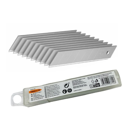 Набор лезвий 18 мм/ 10 шт