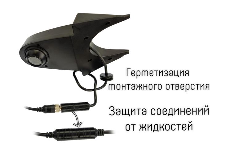 CAM-12 камера заднего вида для установки на крышу фургона