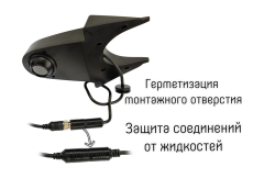 CAM-12 камера заднего вида для установки на крышу фургона