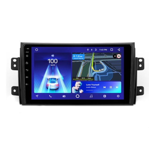 Штатная магнитола Teyes X1 Wi-Fi + 4G Suzuki SX4 1 2006-2014 / Fiat Sedici 189 2005-2014 9&quot; (2+32Gb)