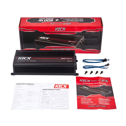 4-х канальный усилитель KICX Angry Ant F4 (4х200)
