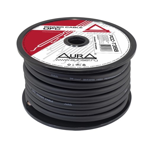 Силовой кабель AuRa PCC-T35B 35 мм2 (2AWG) 1м