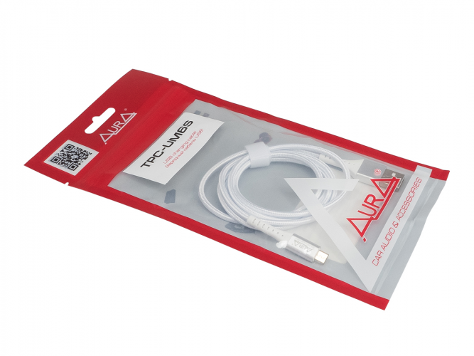 Кабель питания USB-microUSB AuRa TPC-UM6S 1.2м серебро