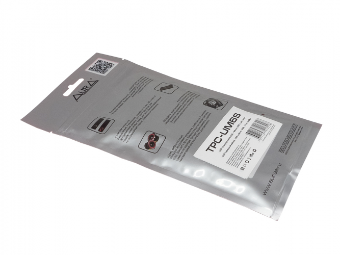 Кабель питания USB-microUSB AuRa TPC-UM6S 1.2м серебро