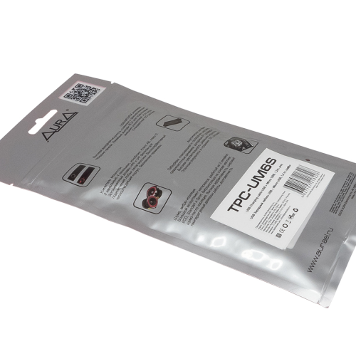 Кабель питания USB-microUSB AuRa TPC-UM6S 1.2м серебро