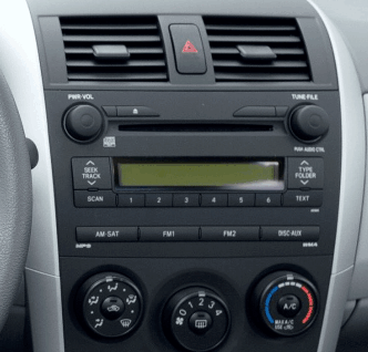 Переходная рамка для установки автомагнитолы Carav 22-505 Toyota Corolla 2007-2013 (Черная) 9"