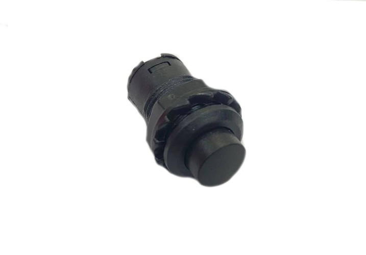 Кнопка d12mm с фиксацией черная 250V 1,5A off-on