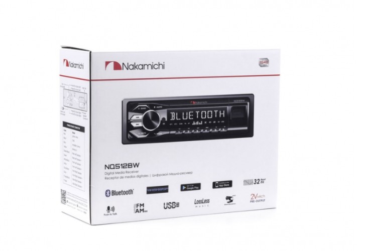 Магнитола (головное устройство) 1Din Nakamichi NQ512BW