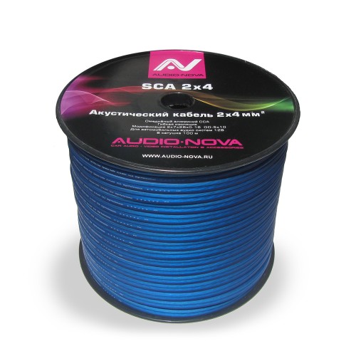 AUDIO NOVA SCA 2x4 Акустический кабель 2х4 мм², омеднёный алюминий CCA (1метр)