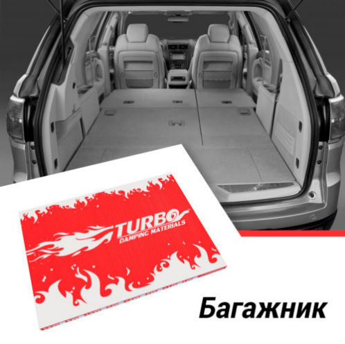 Комплект шумоизоляции багажника Эконом Внедорожника