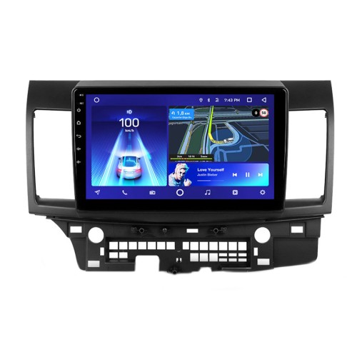 Штатная магнитола Teyes X1 Wi-Fi + 4G Mitsubishi Lancer 10 CY 2007-2012 10.2" (2+32Gb) (Вариант B) авто со штатным усилителем звука