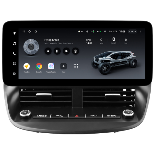 Штатная магнитола Teyes Тиайс LUX ONE (Round Corner) 12.3" 4+64G Ford Kuga 2 C-MAX Escape 3 2012-2019