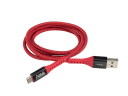 Кабель питания USB-microUSB AuRa TPC-UM7R 1.2м красный