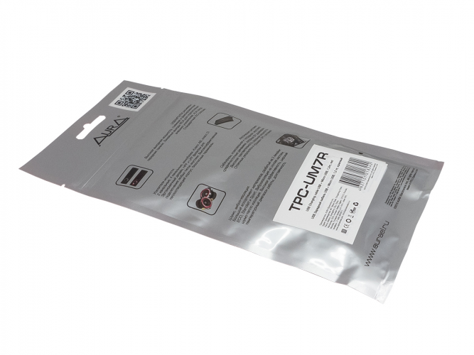 Кабель питания USB-microUSB AuRa TPC-UM7R 1.2м красный